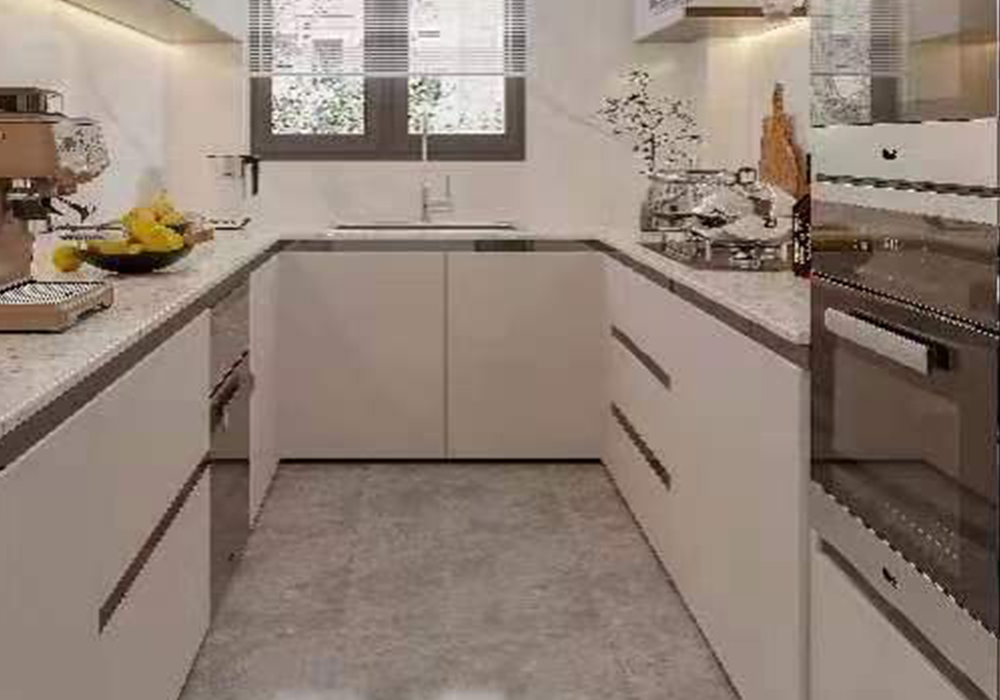 浦東新區湯臣高爾夫125平現代簡約廚房裝修效果圖