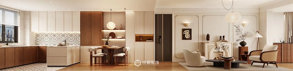 普陀区上海豪园80平法式客厅装修效果图