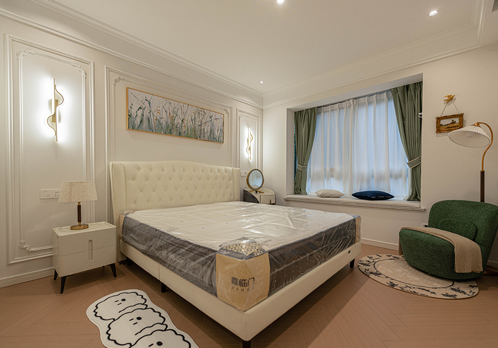 浦东新区东方城市花园140平法式卧室装修效果图