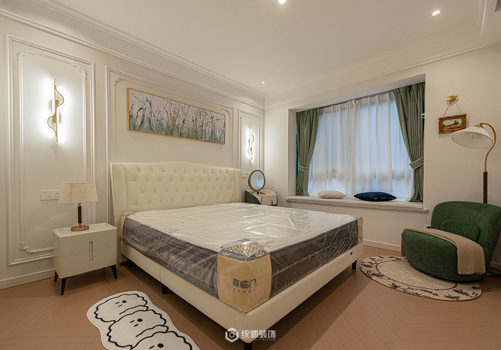 浦东新区东方城市花园140平法式卧室装修效果图