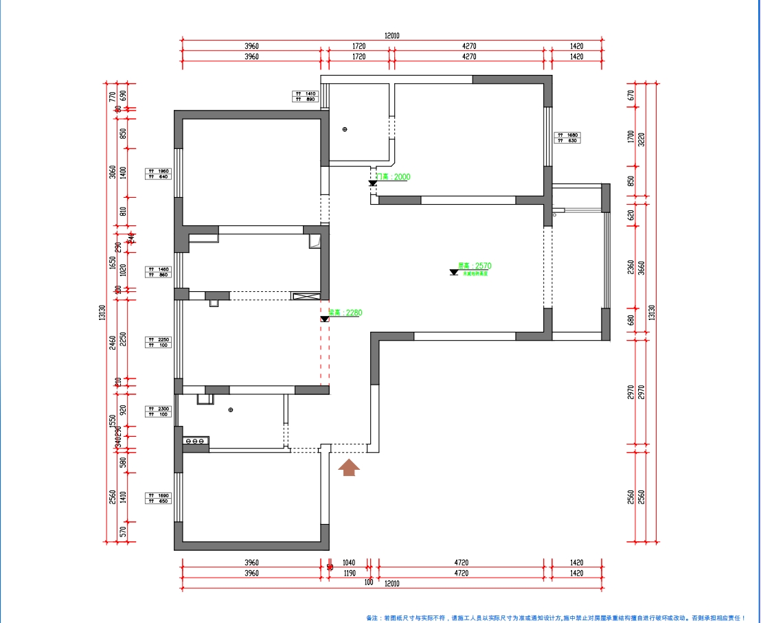 锦梅馨苑原房屋户型图