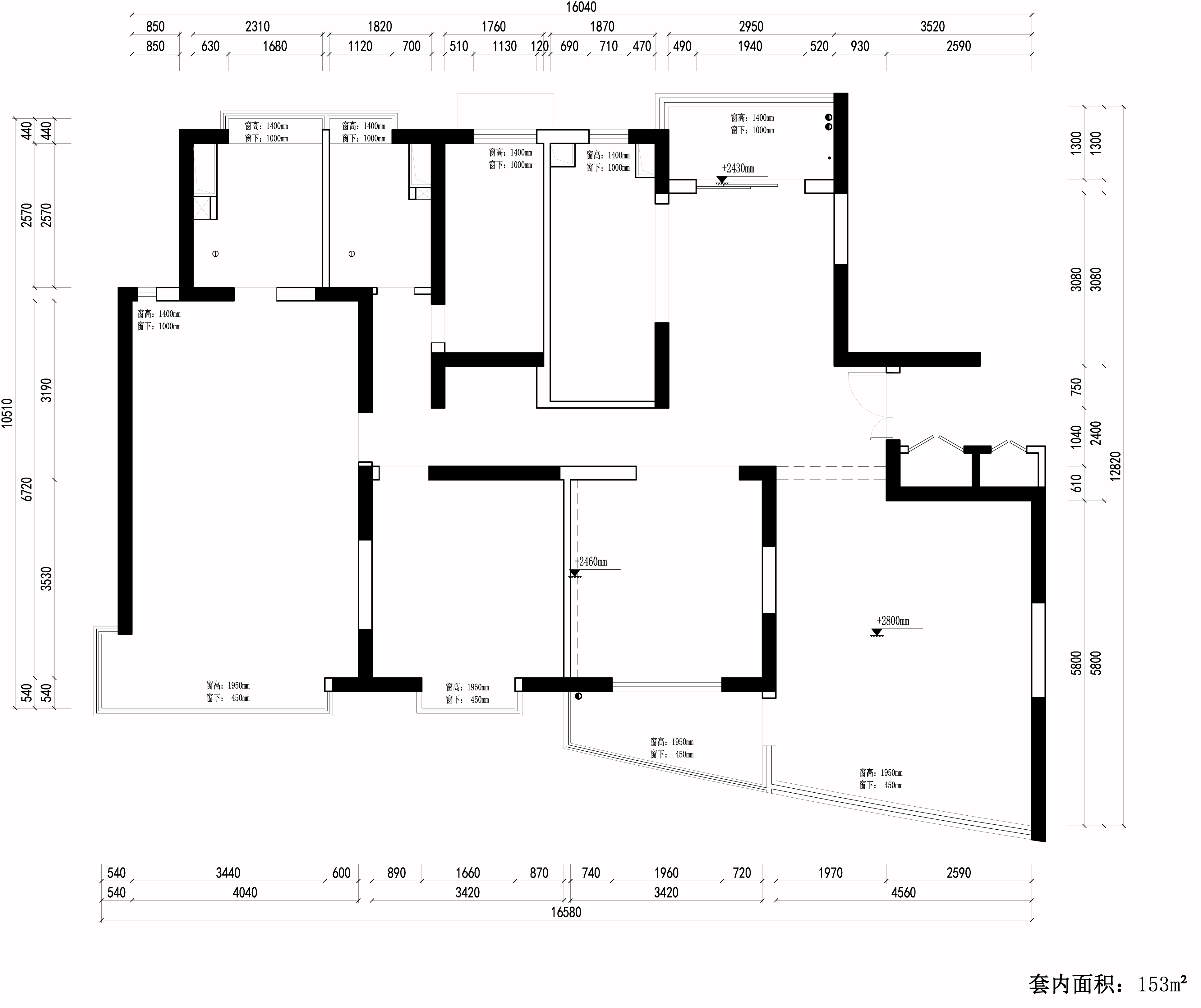 香梅花園原房屋戶型圖