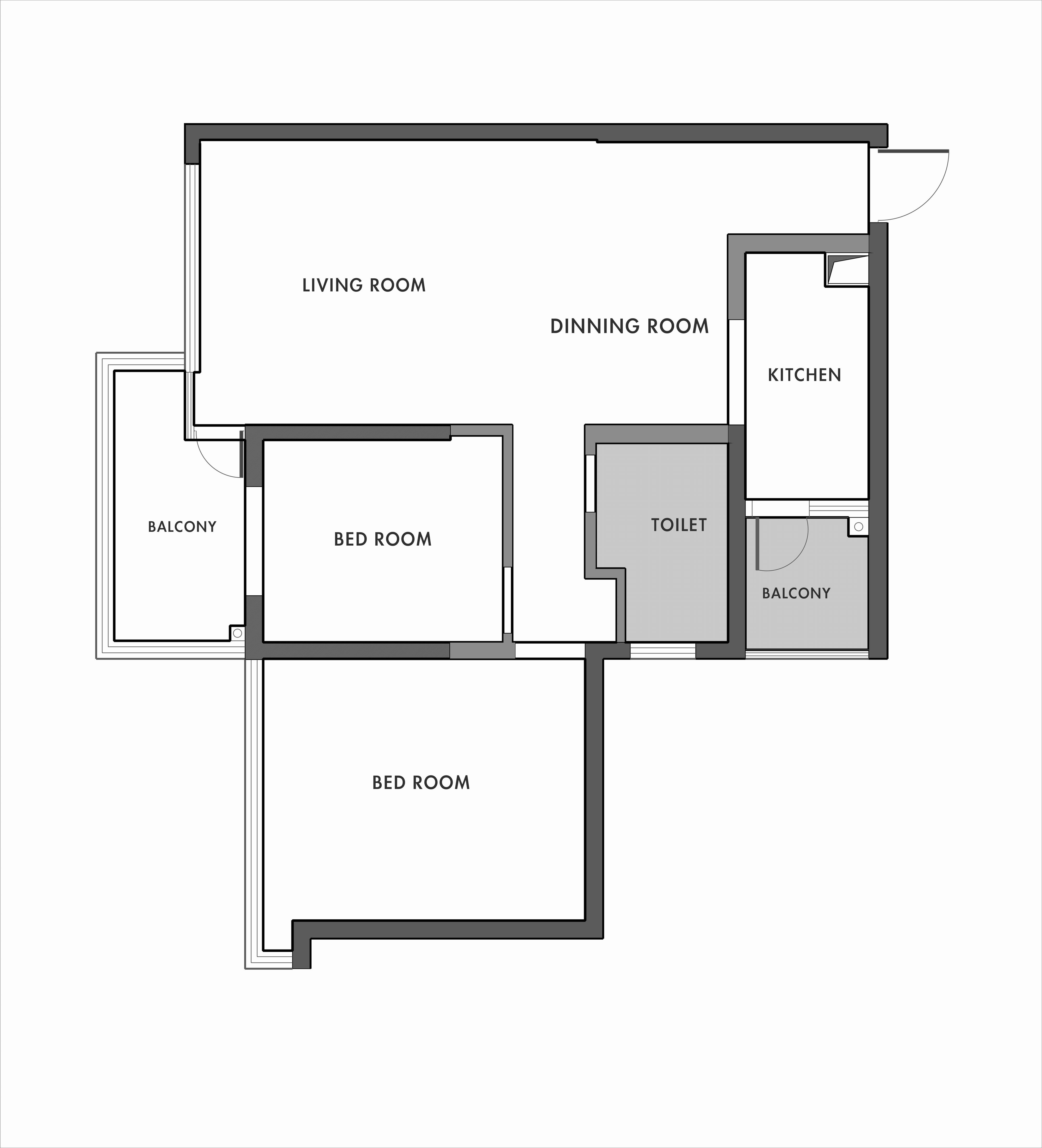 绿地中央广场原房屋户型图