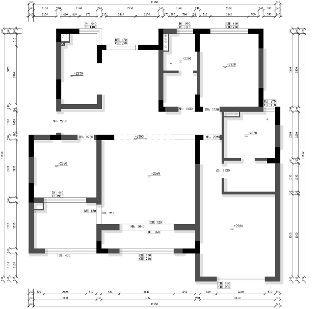 萬科朗潤(rùn)園原房屋戶型圖