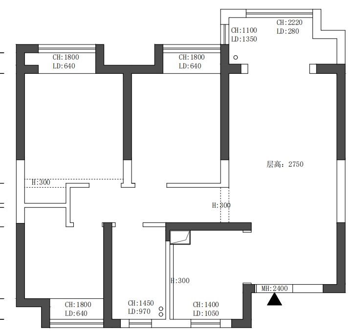 大唐盛世花园原房屋户型图