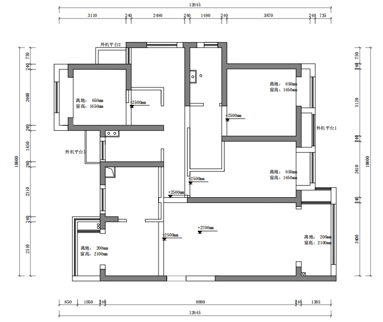 悅瀾天地原房屋戶型圖