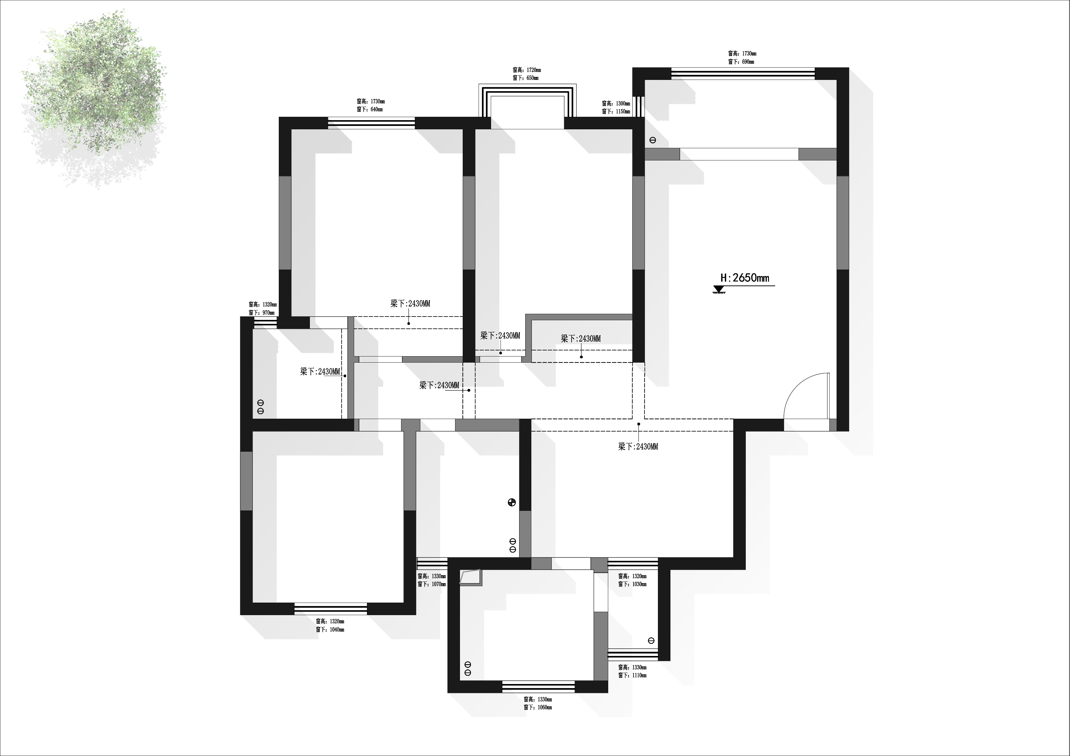 樹園新里原房屋戶型圖