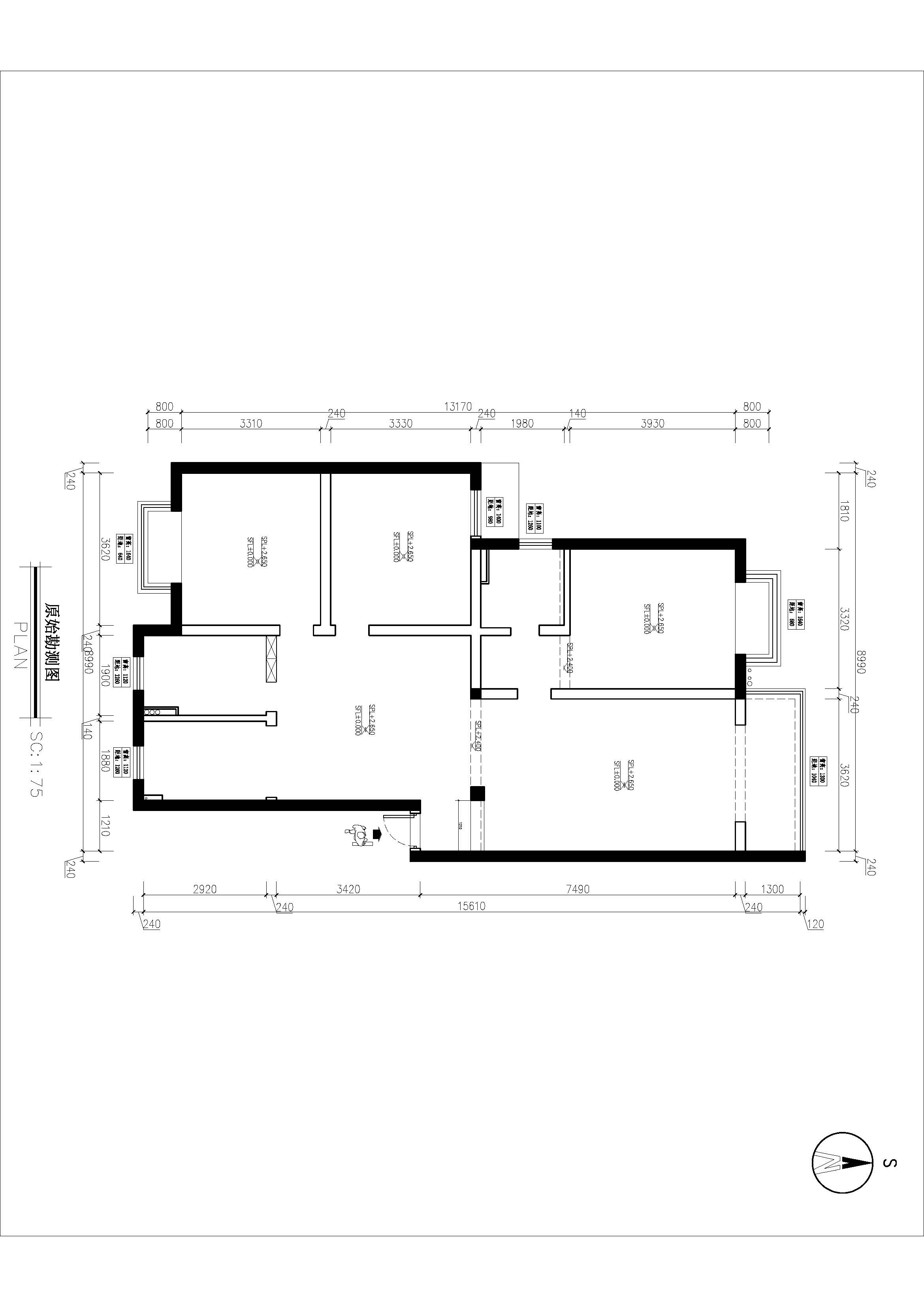 通協(xié)小區(qū)原房屋戶(hù)型圖