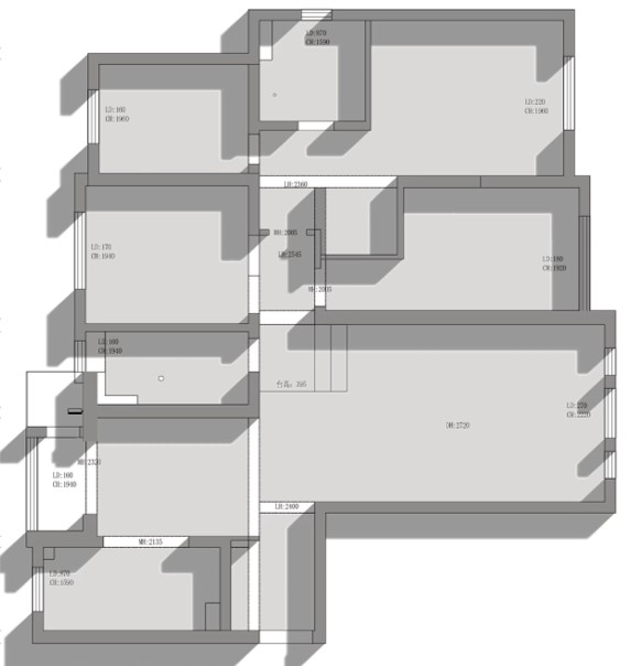 老西门公馆原房屋户型图