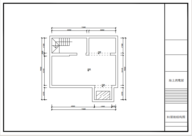 海上灣鷺居原房屋戶型圖