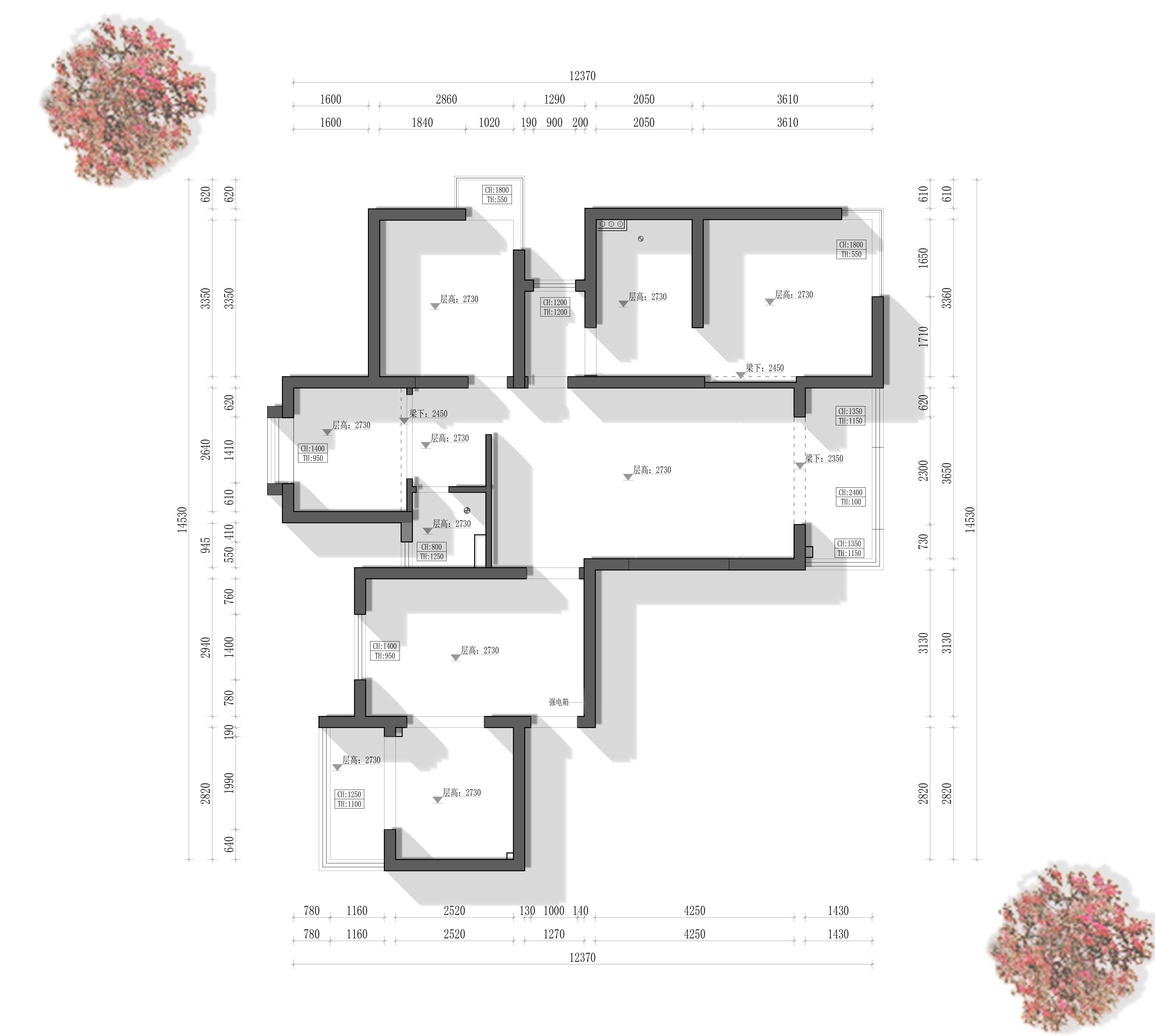 柏丽华庭原房屋户型图