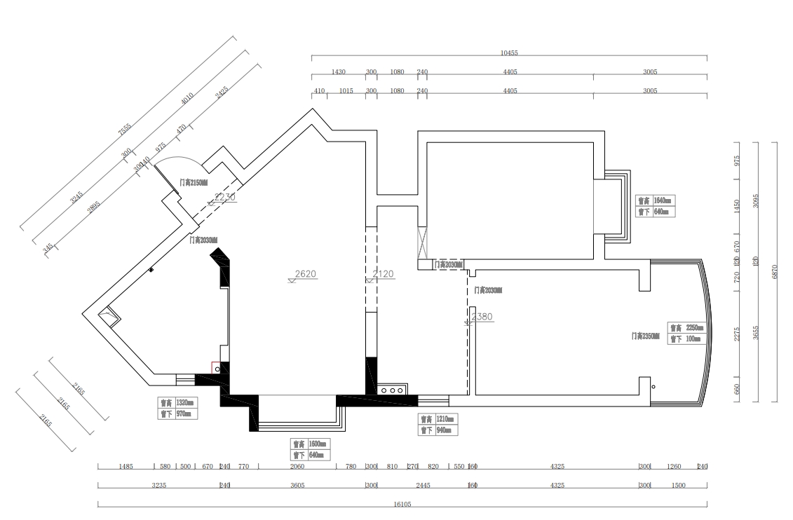 瑞麗公寓原房屋戶型圖