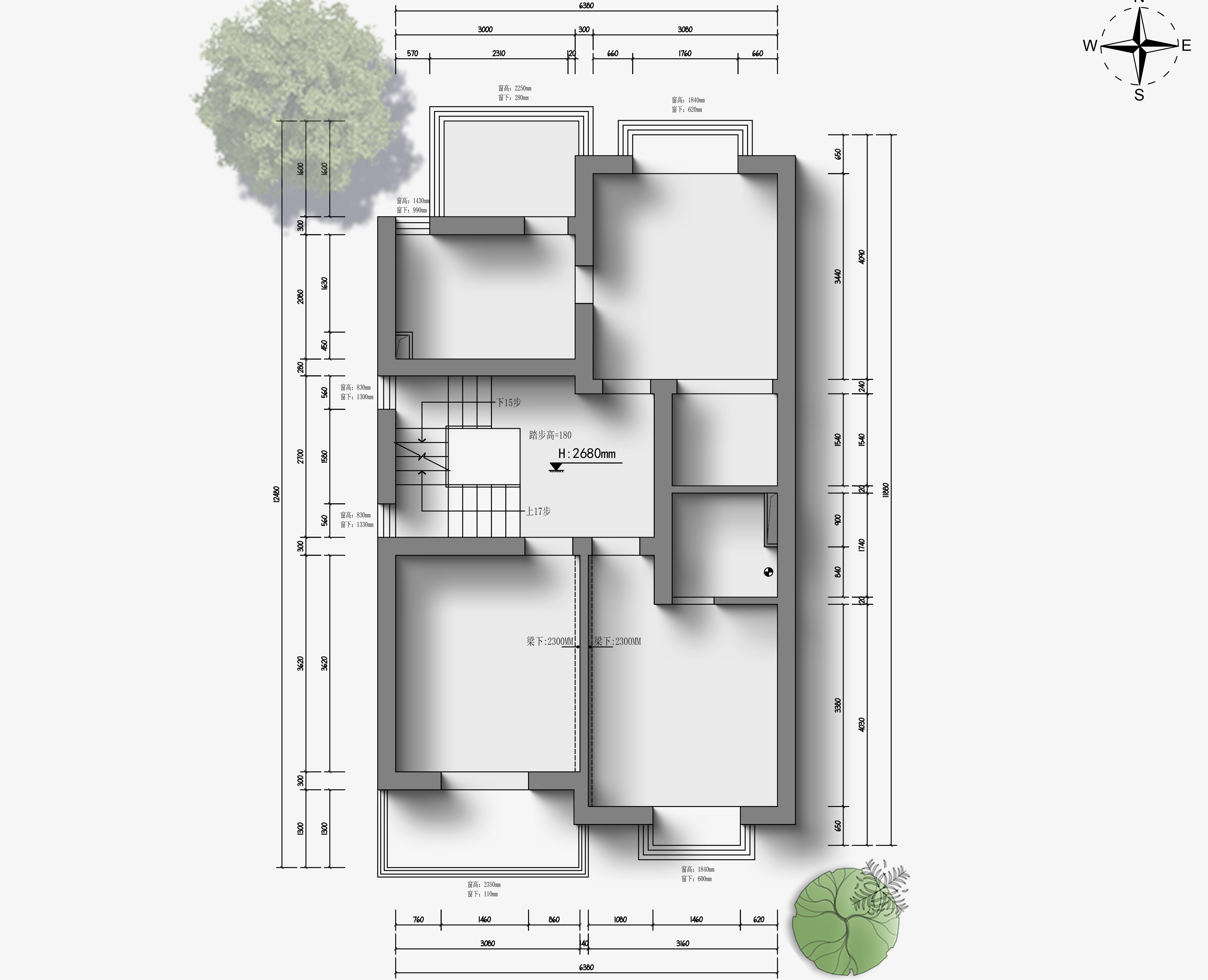 景河苑原房屋戶型圖