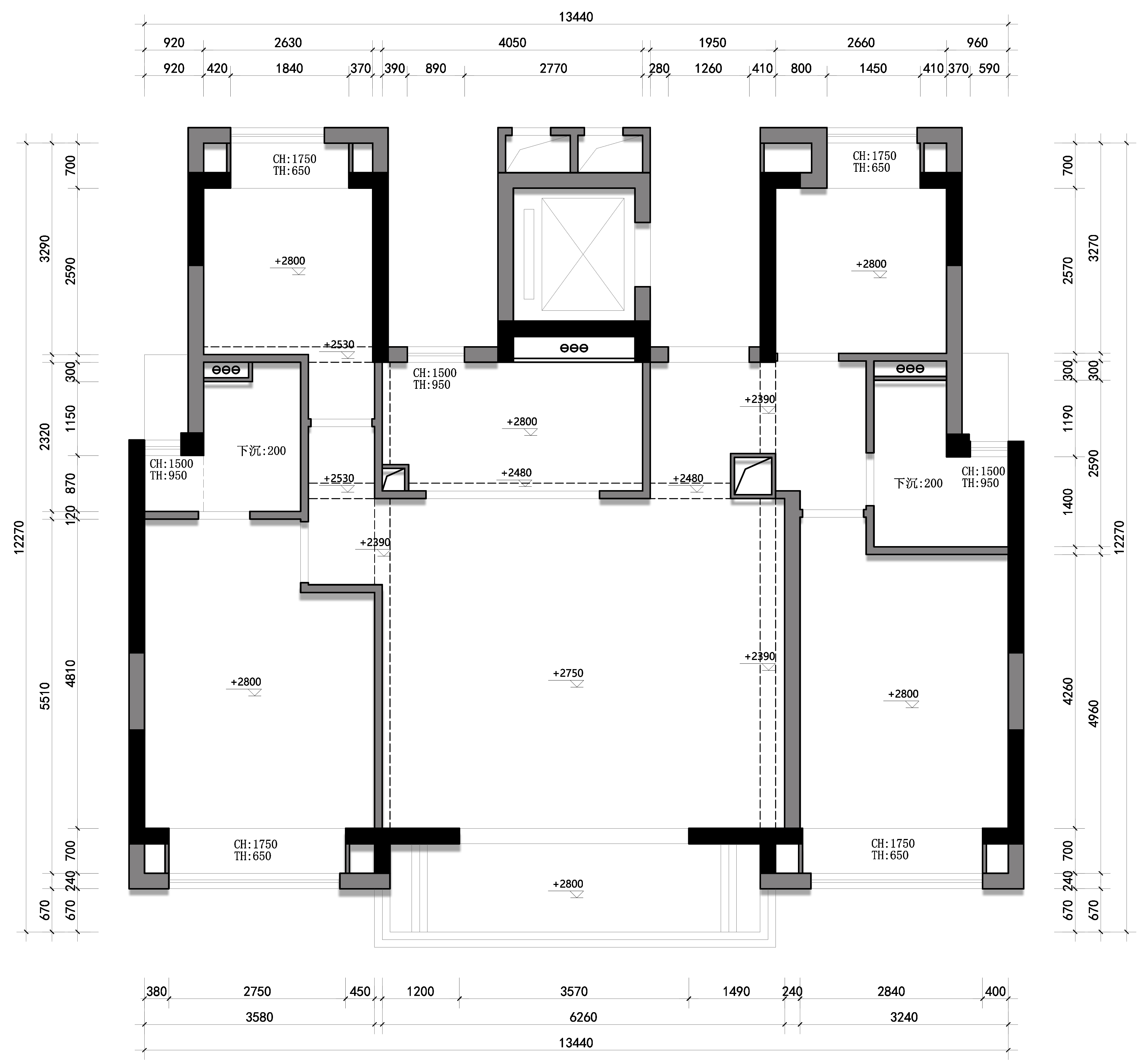 柏悦前湾原房屋户型图