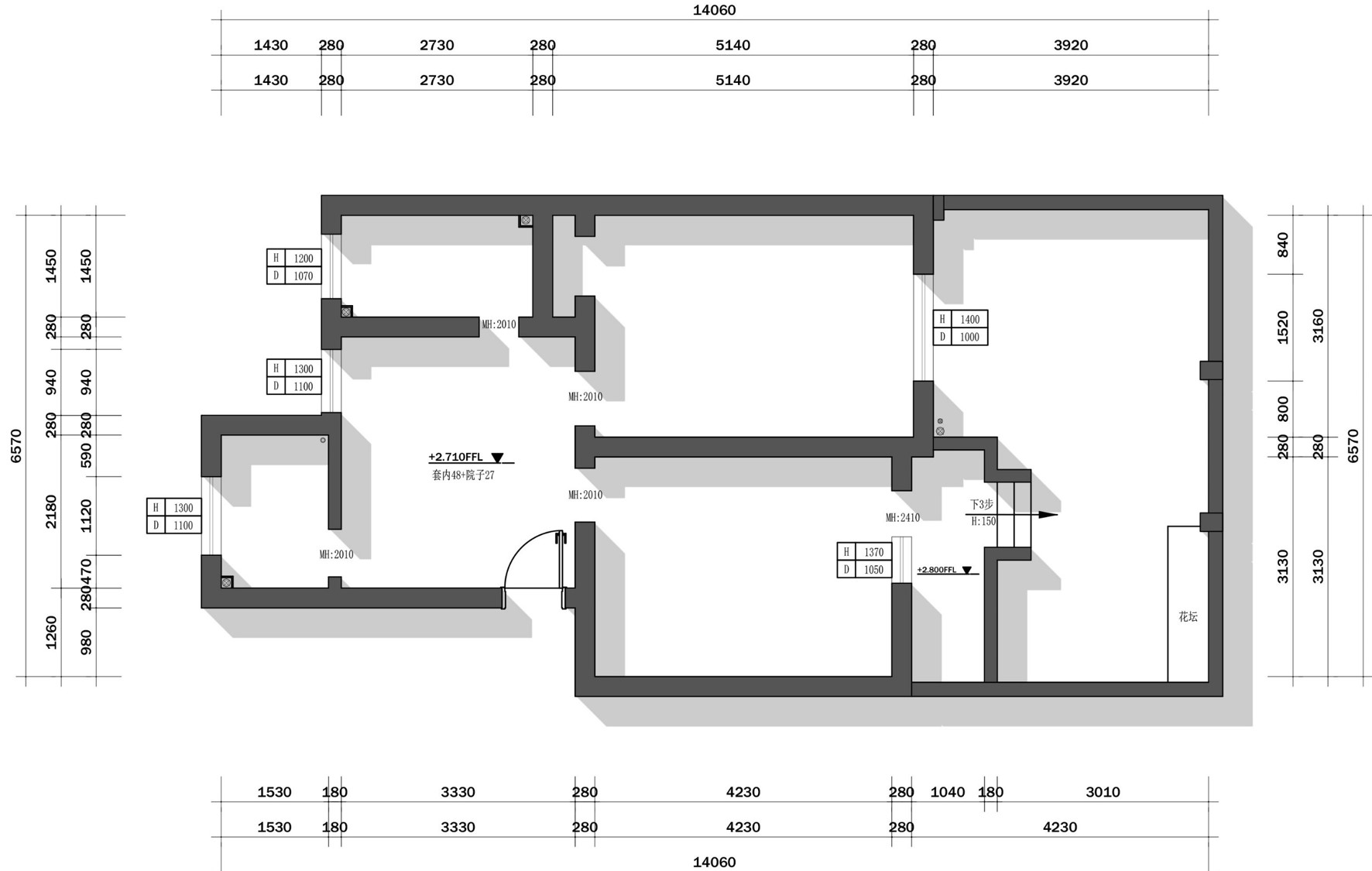 顓溪八村原房屋戶型圖