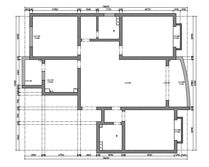 金橋都市原房屋戶型圖