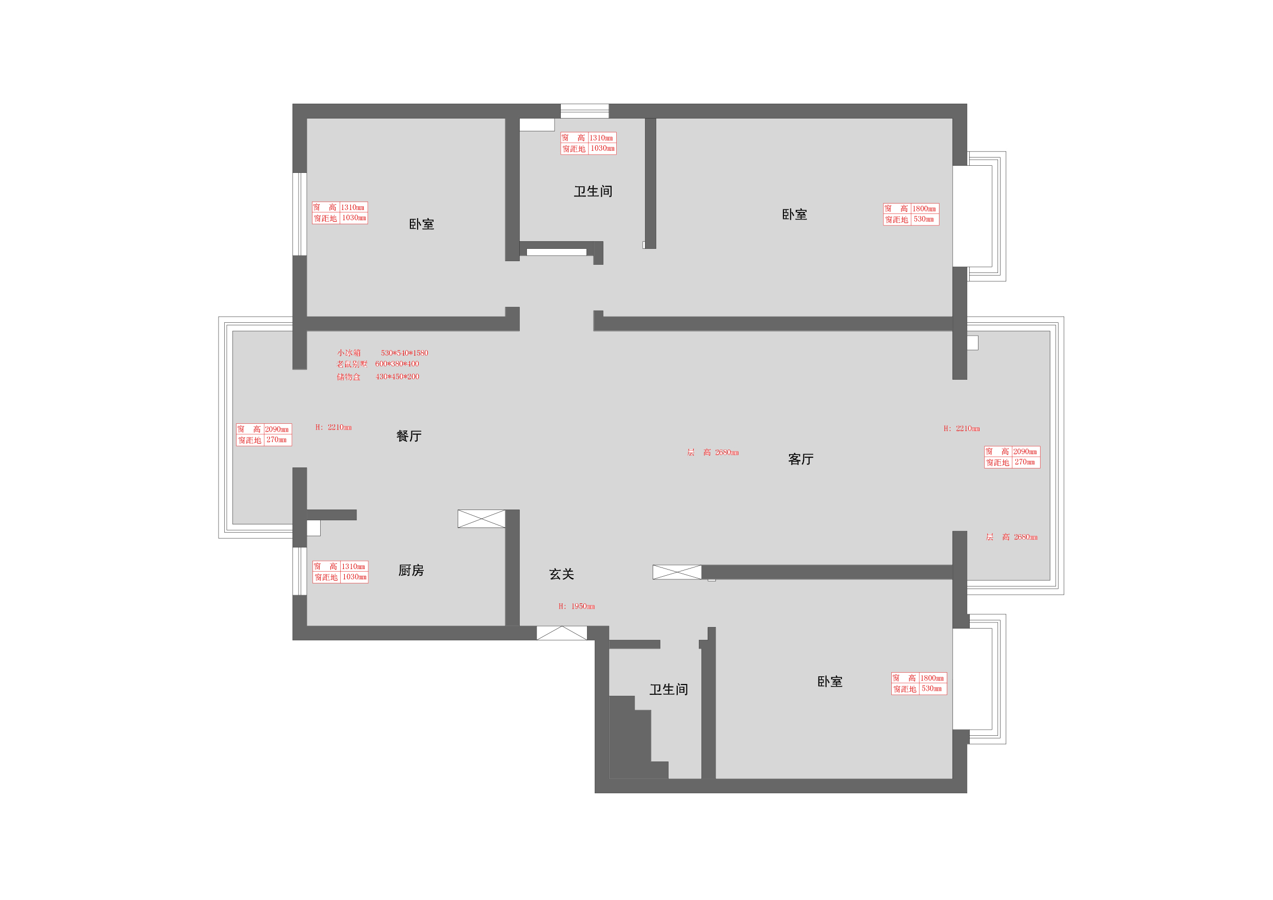 佳丽花园原房屋户型图