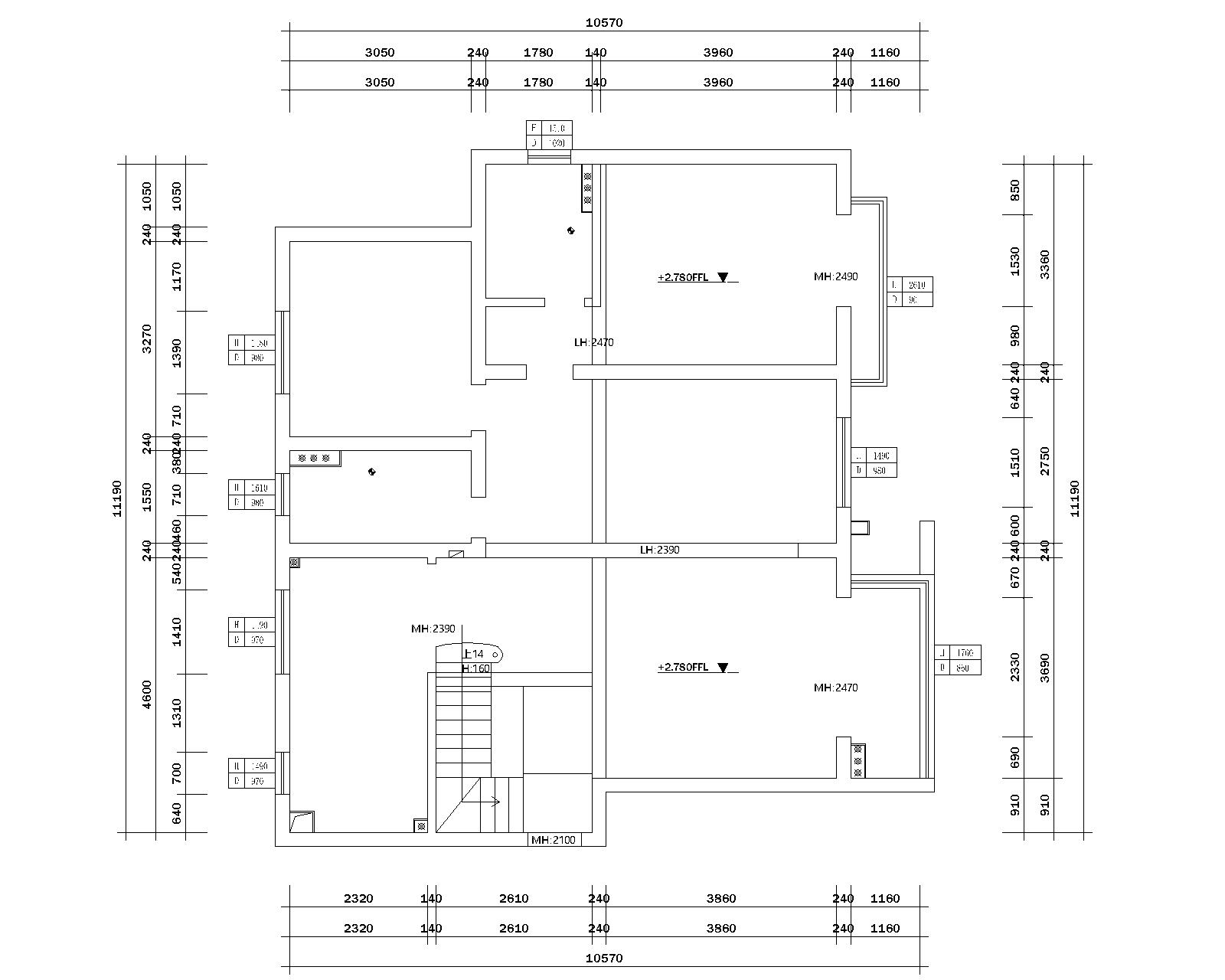 碧林湾摩登堂原房屋户型图