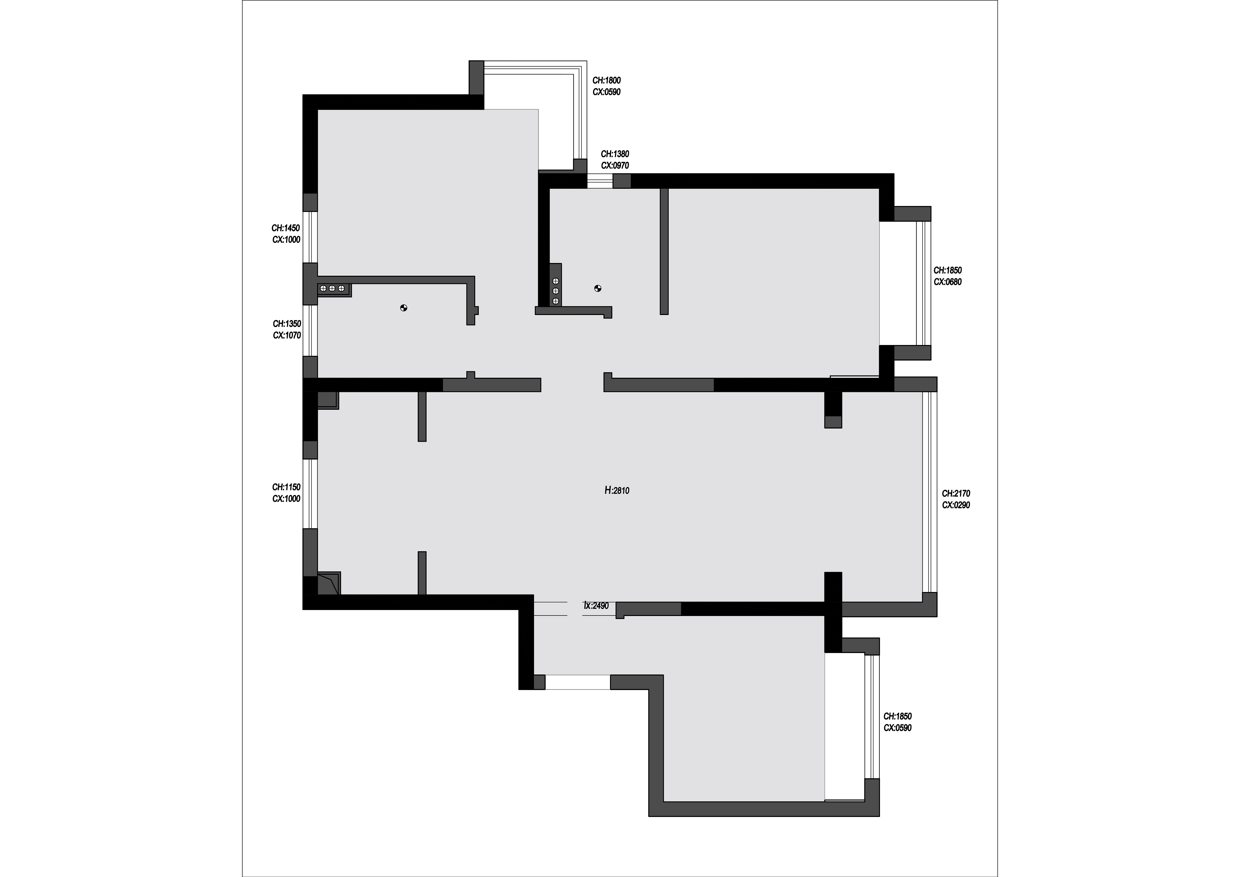 大名城 映雨江南原房屋戶型圖