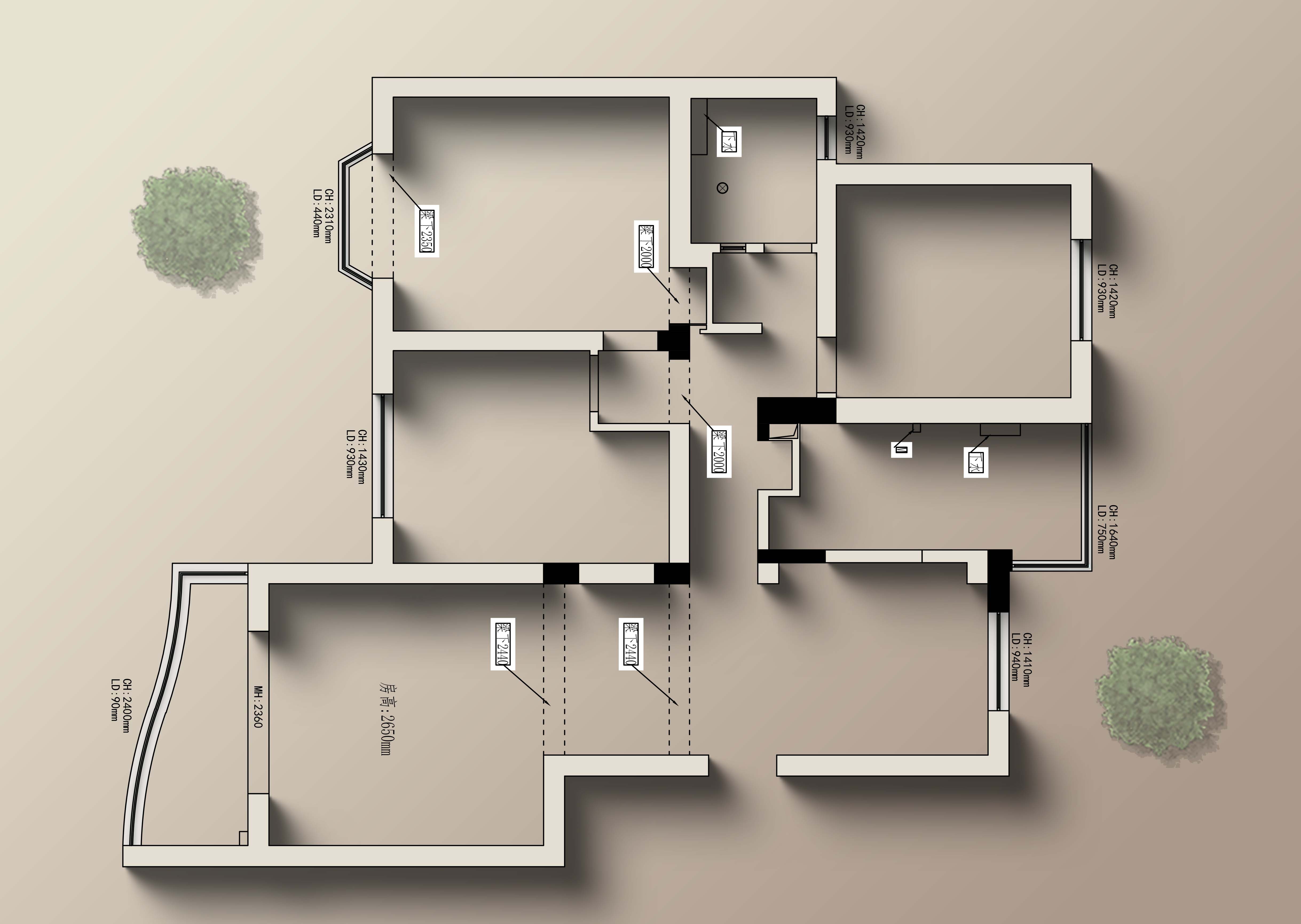 黄山新城原房屋户型图