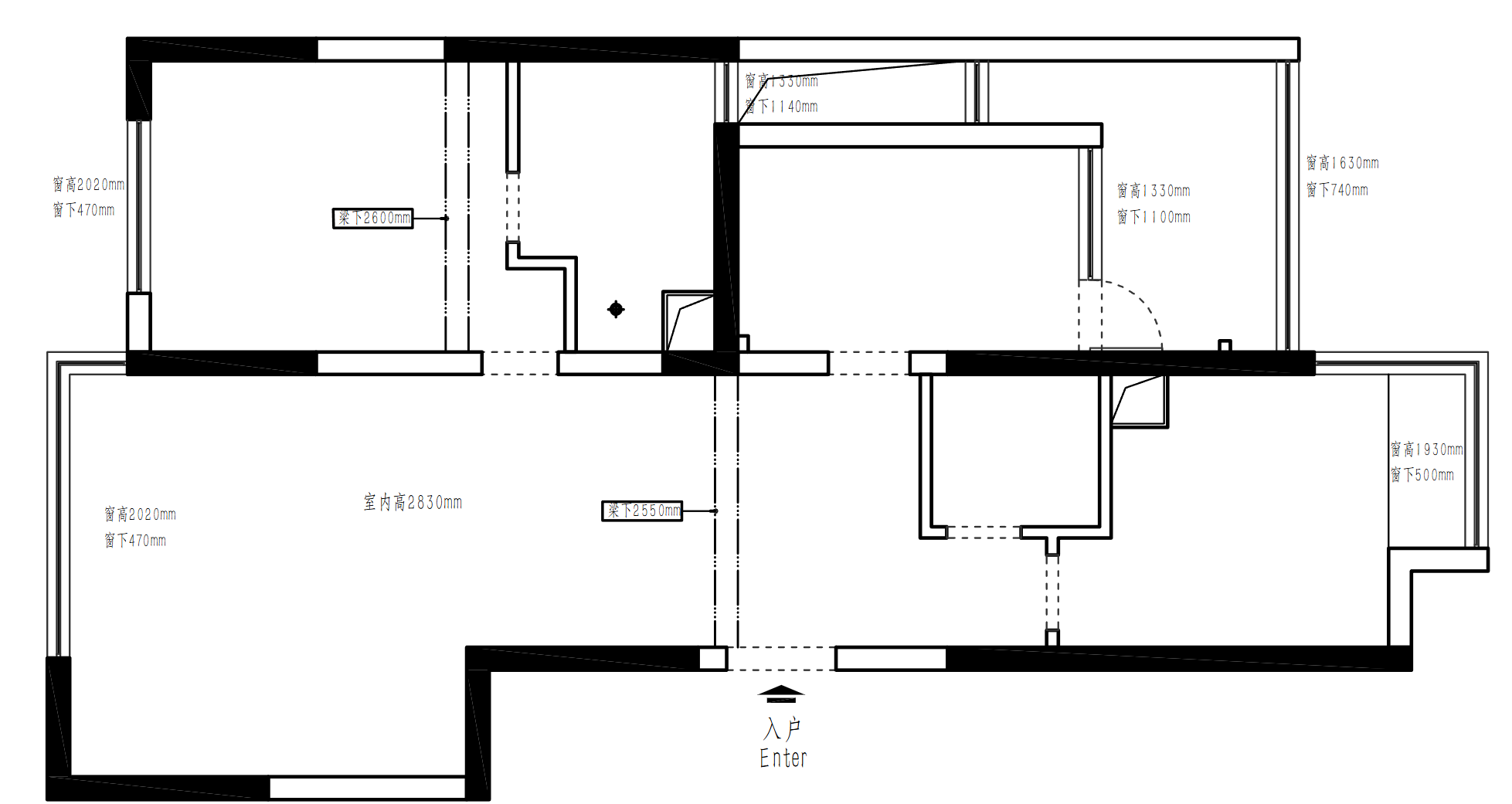 城中花园原房屋户型图