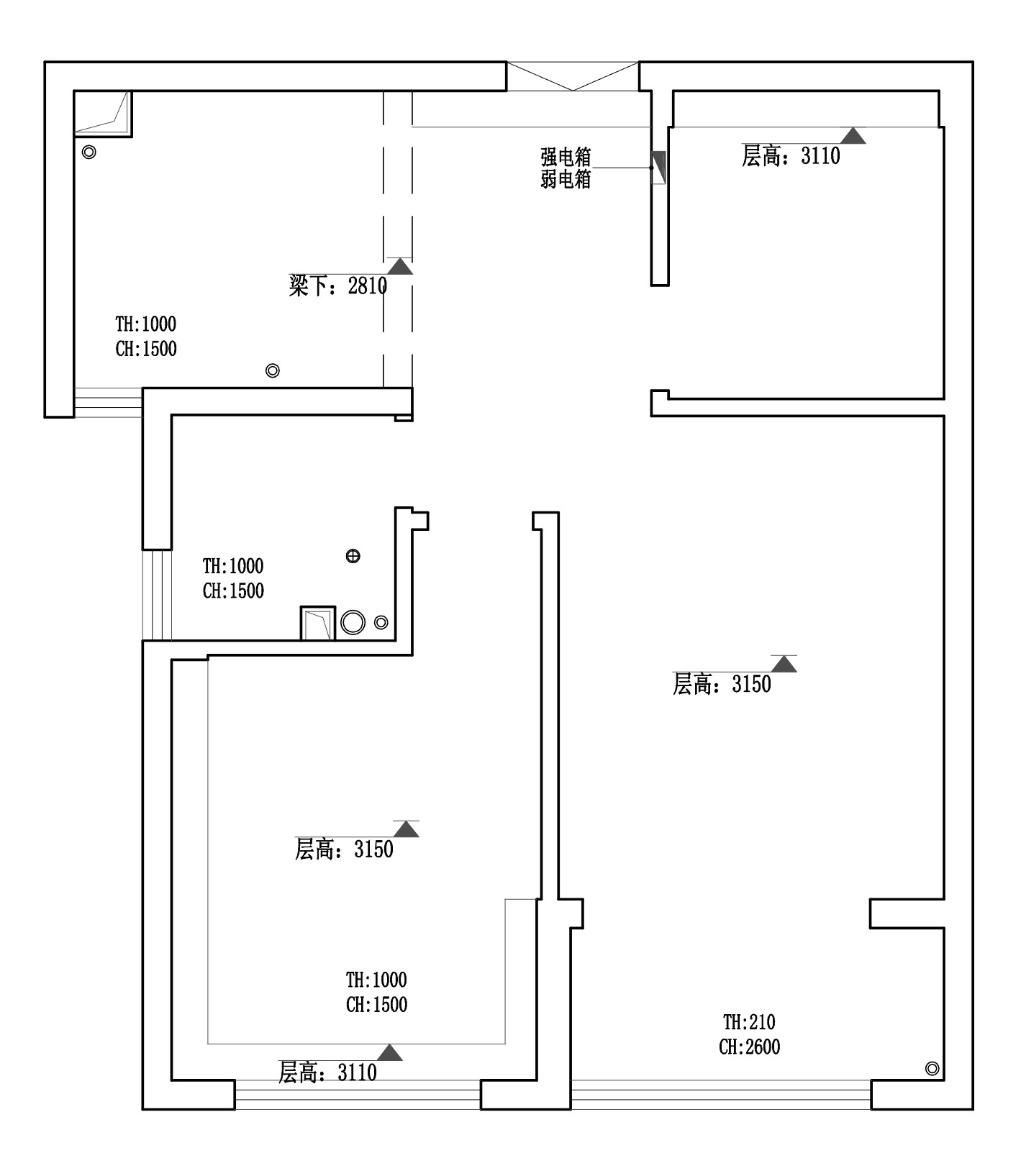 陽(yáng)明花園原房屋戶型圖