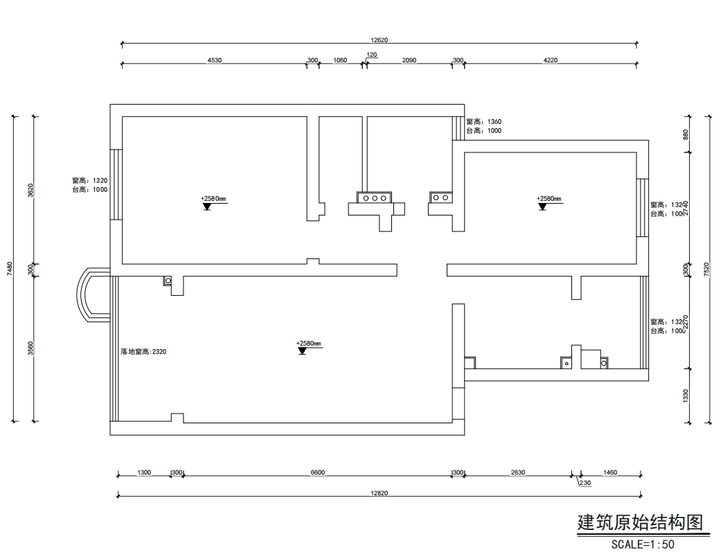 世纪花园原房屋户型图