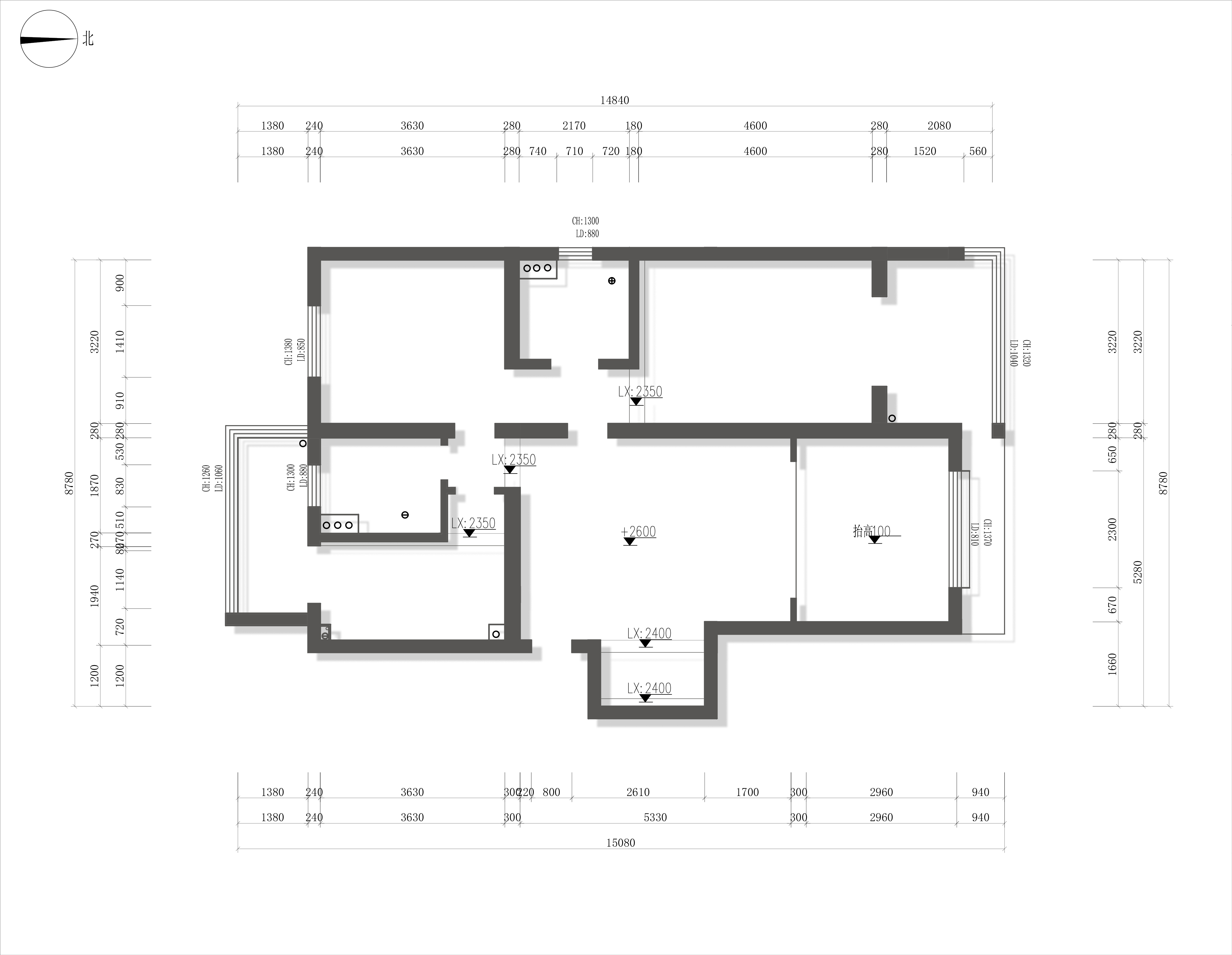 金匯鴻錦苑原房屋戶型圖