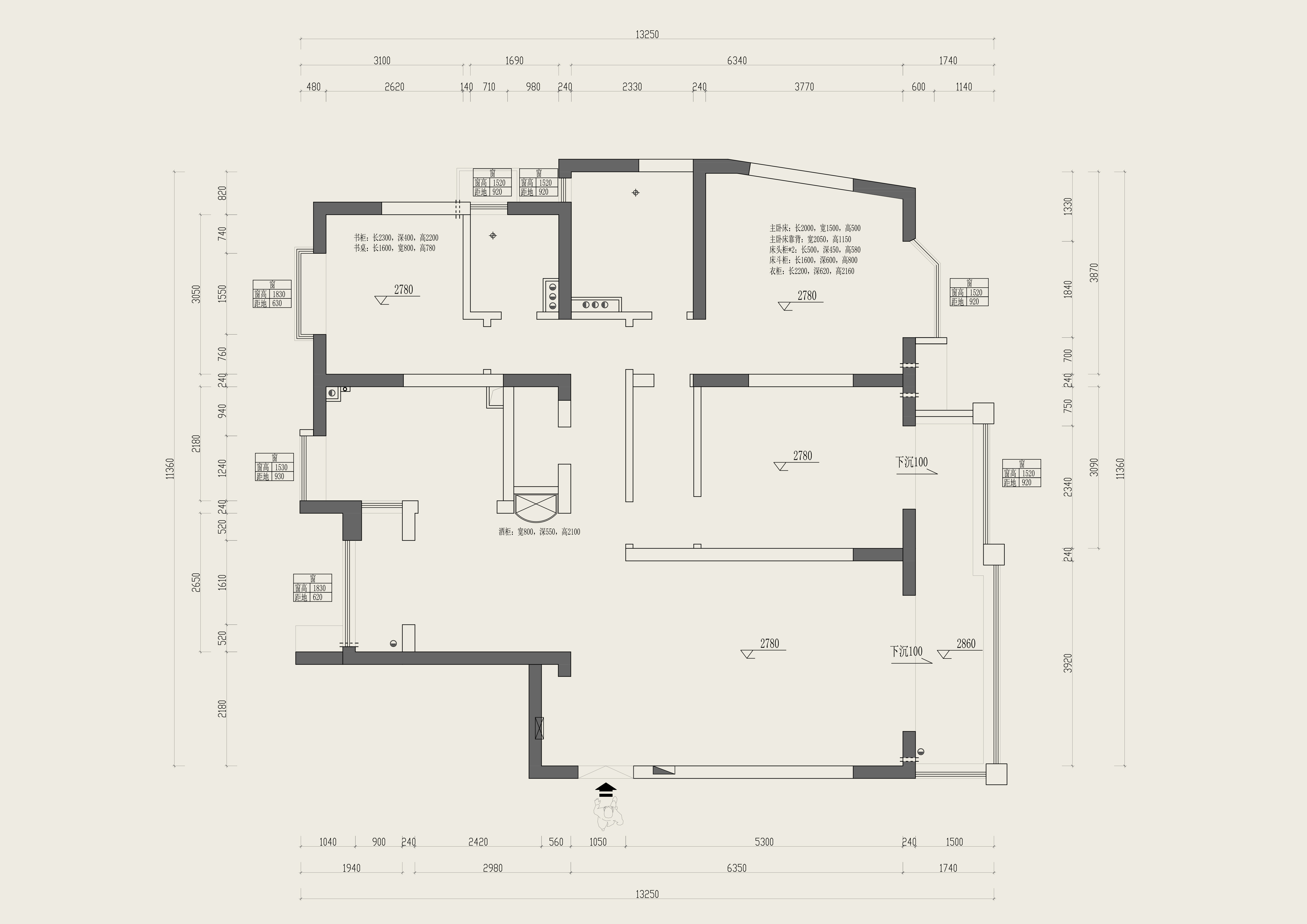 愛建園原房屋戶型圖