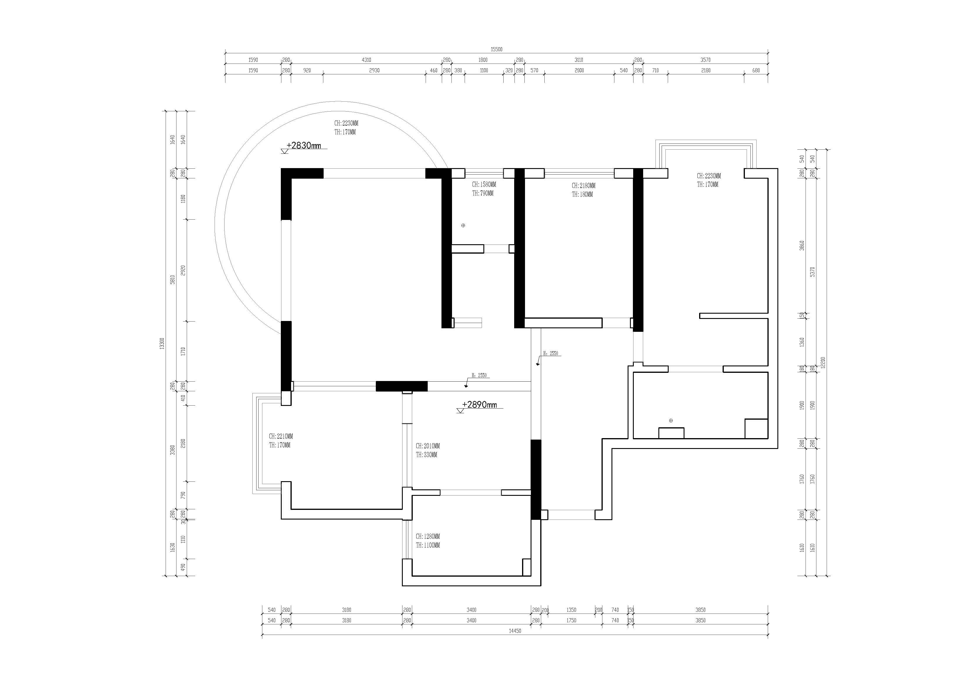 財(cái)富海景花園原房屋戶型圖