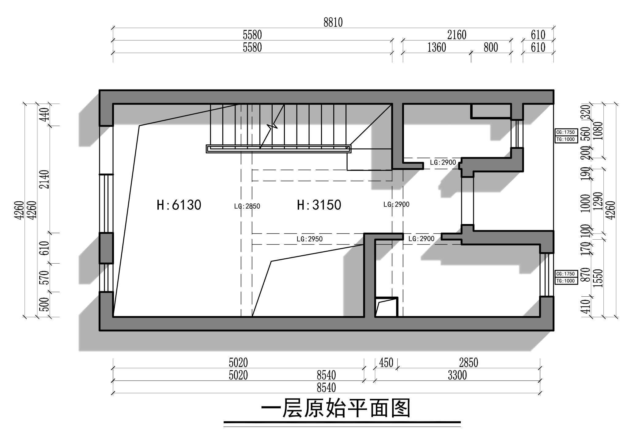 东滩云墅原房屋户型图