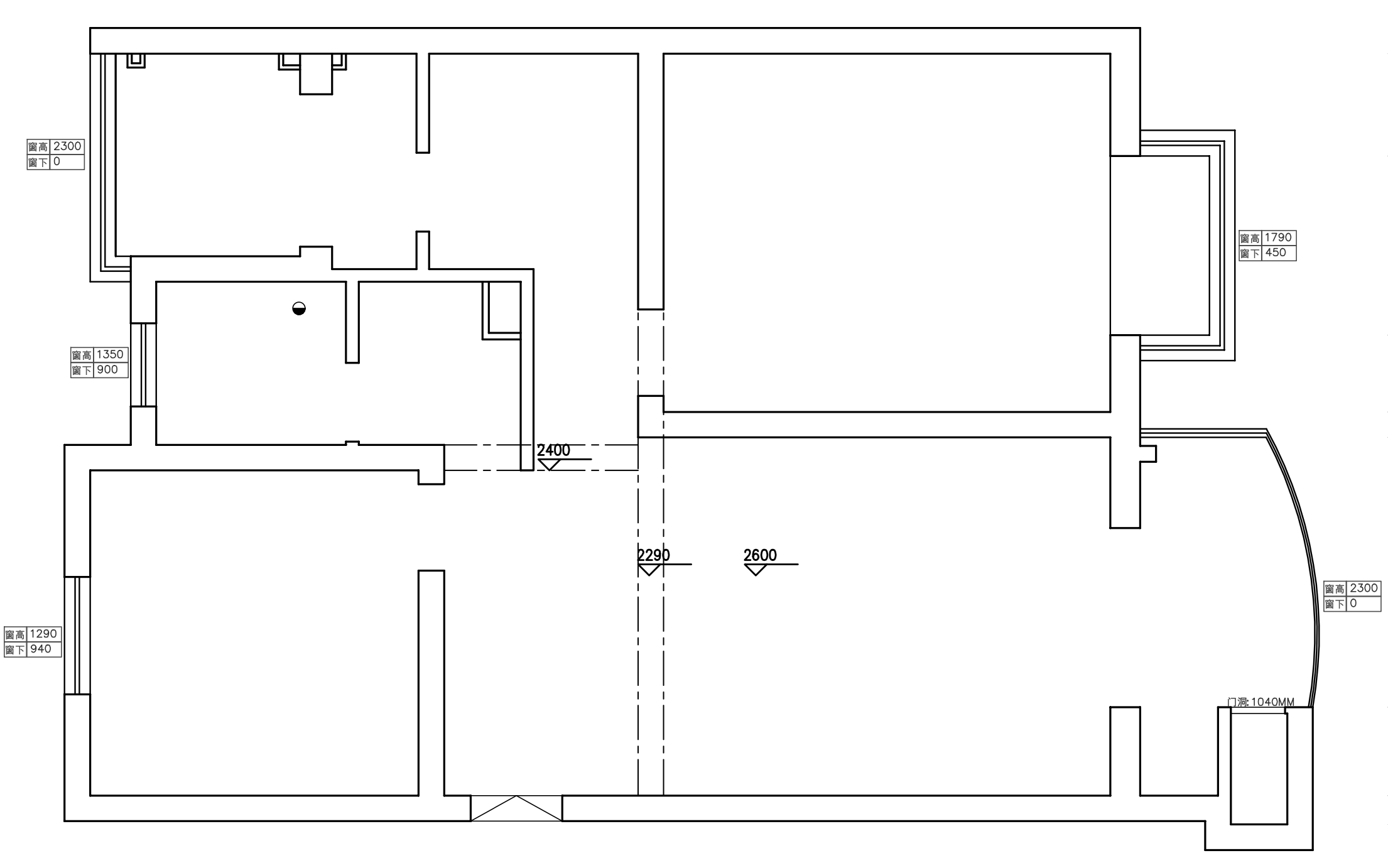 云天綠洲原房屋戶型圖