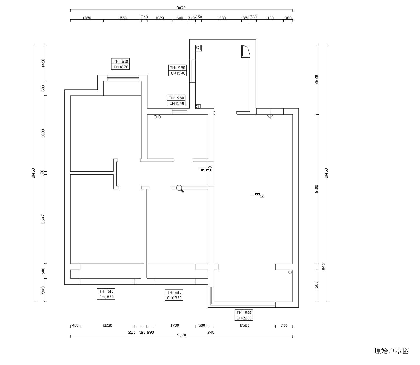 熙和府原房屋戶型圖