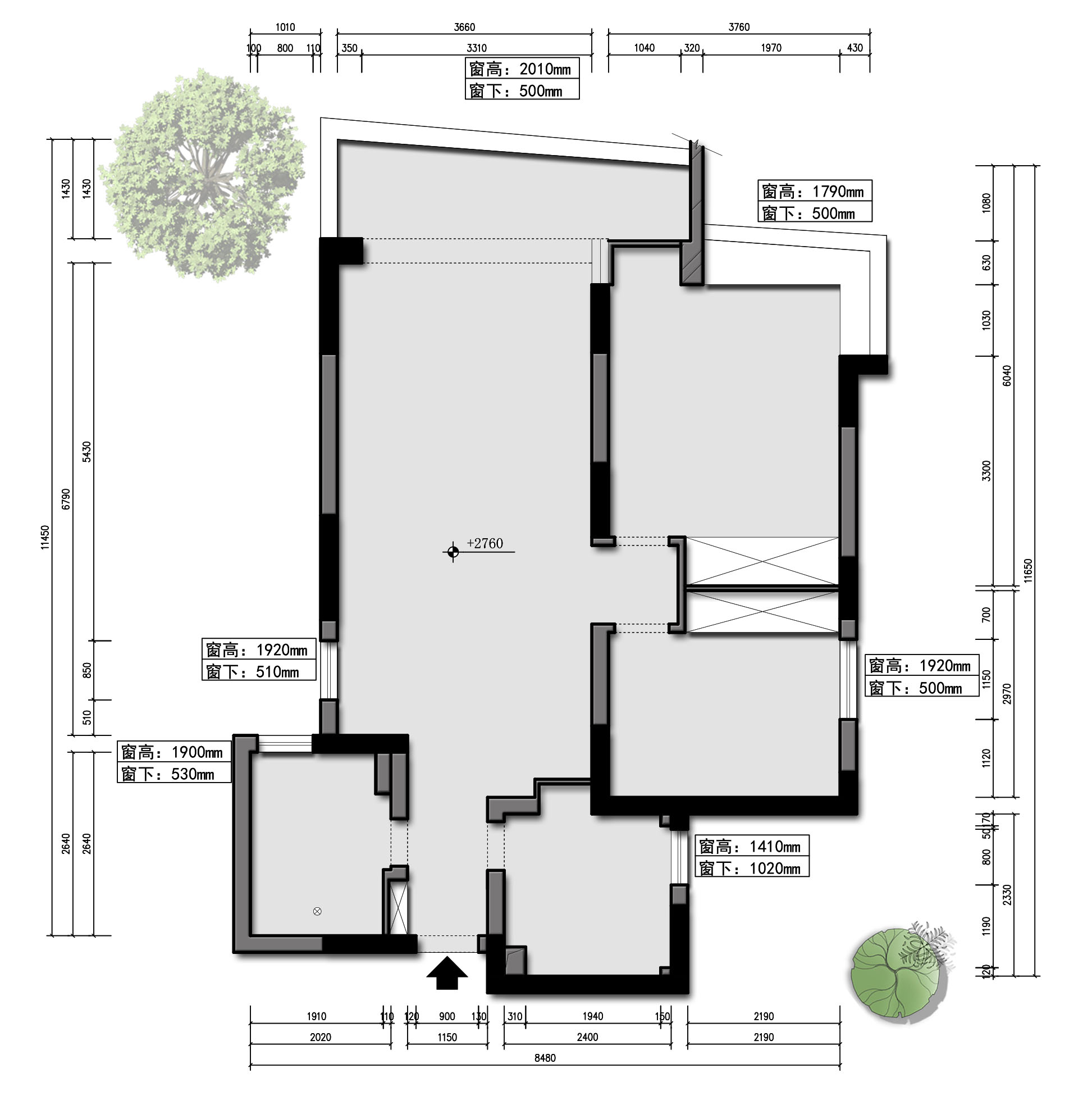 天安花園原房屋戶(hù)型圖