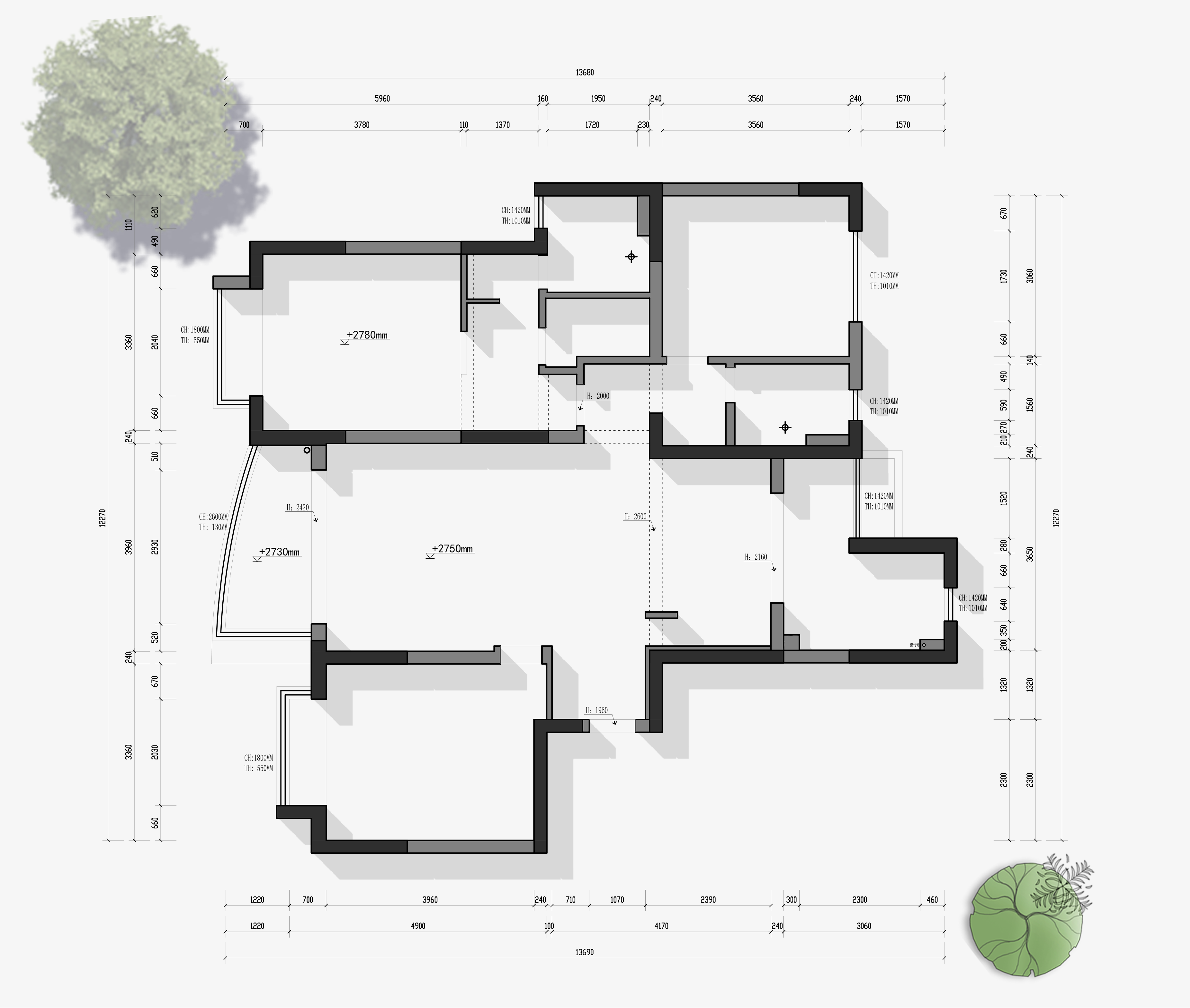 大唐盛世花園原房屋戶型圖