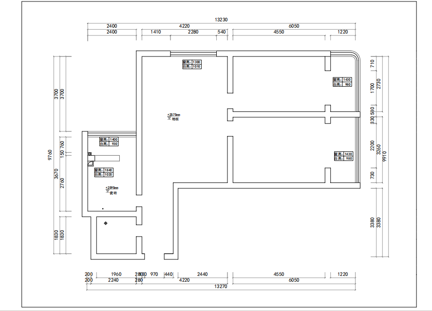 梅隴四村原房屋戶型圖