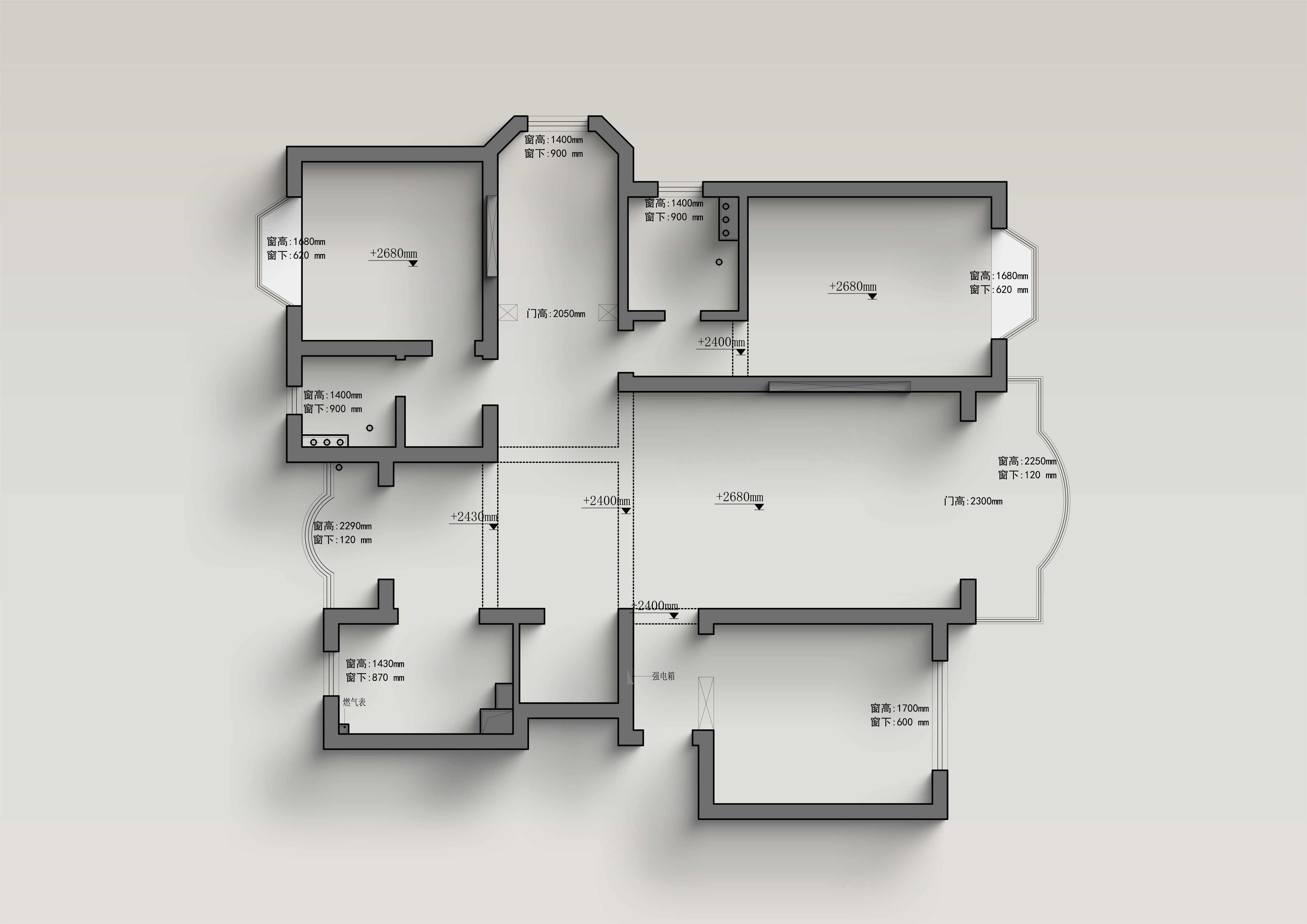 贝港花苑原房屋户型图