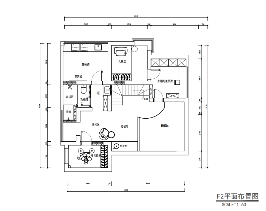 美林小城原房屋戶型圖