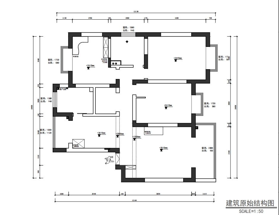 璞真園原房屋戶型圖