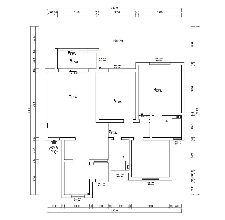 川楊新苑原房屋戶型圖