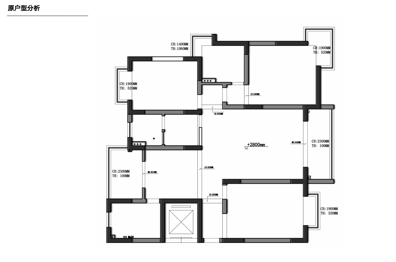 貝越水岸名邸原房屋戶型圖