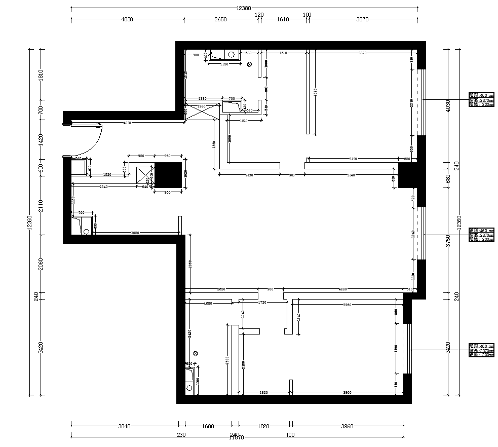 星光域雅苑原房屋戶型圖