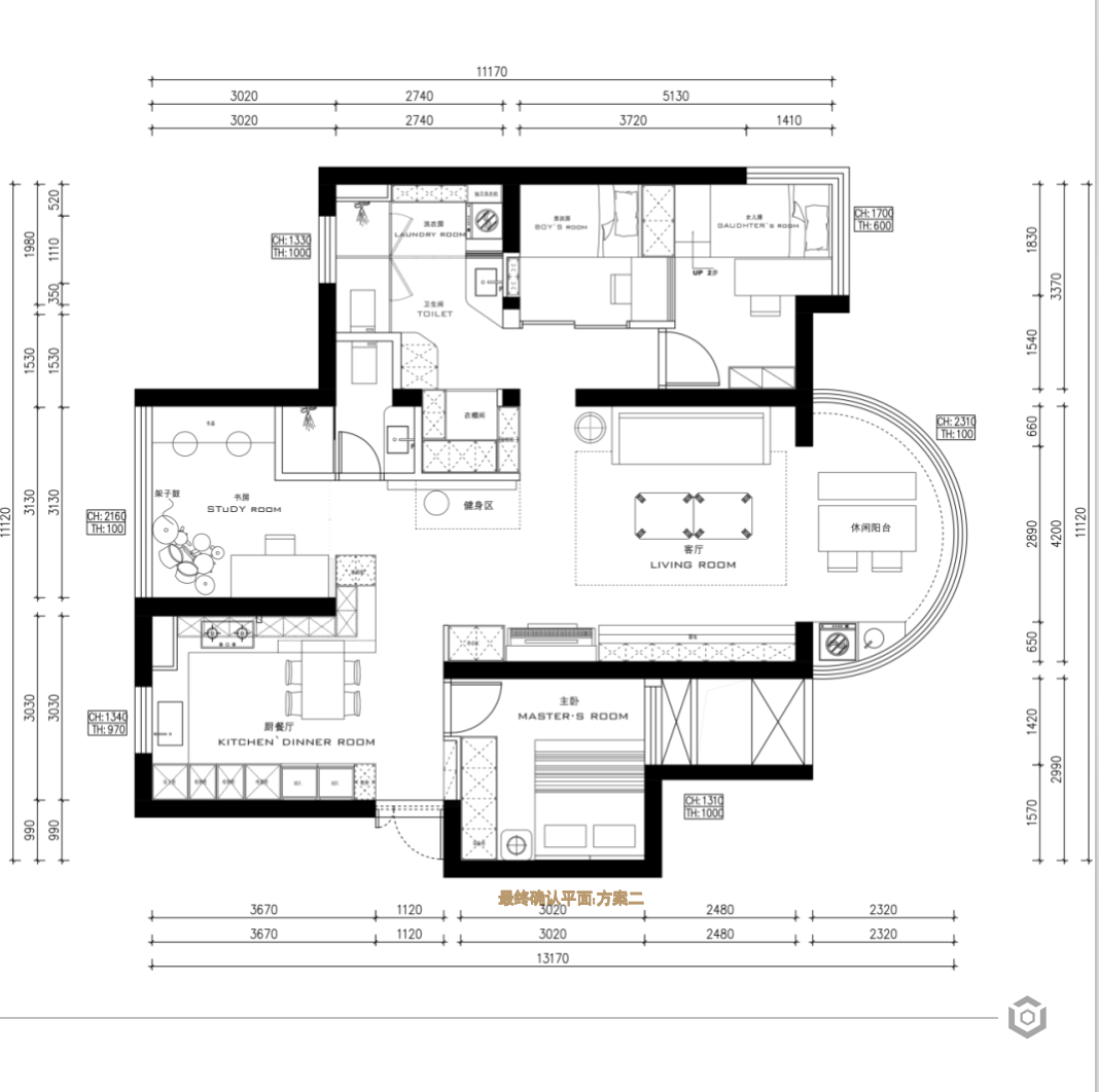 耀江花園原房屋戶型圖