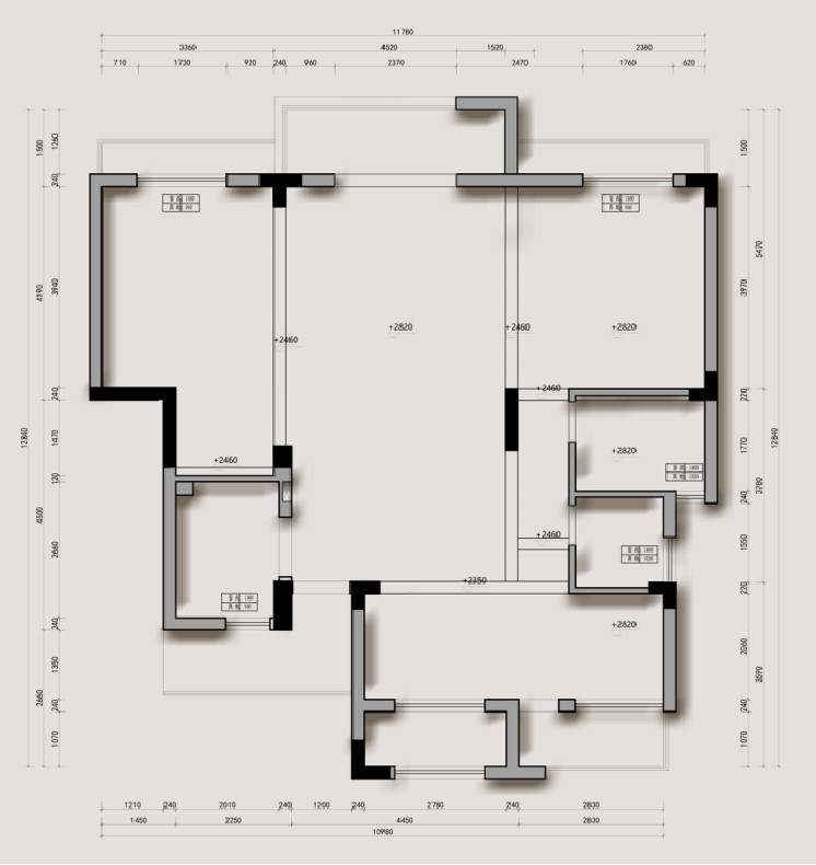 御龍灣原房屋戶型圖