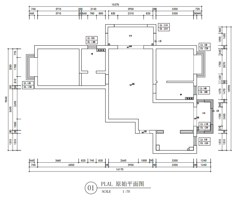 路易凱旋宮原房屋戶型圖