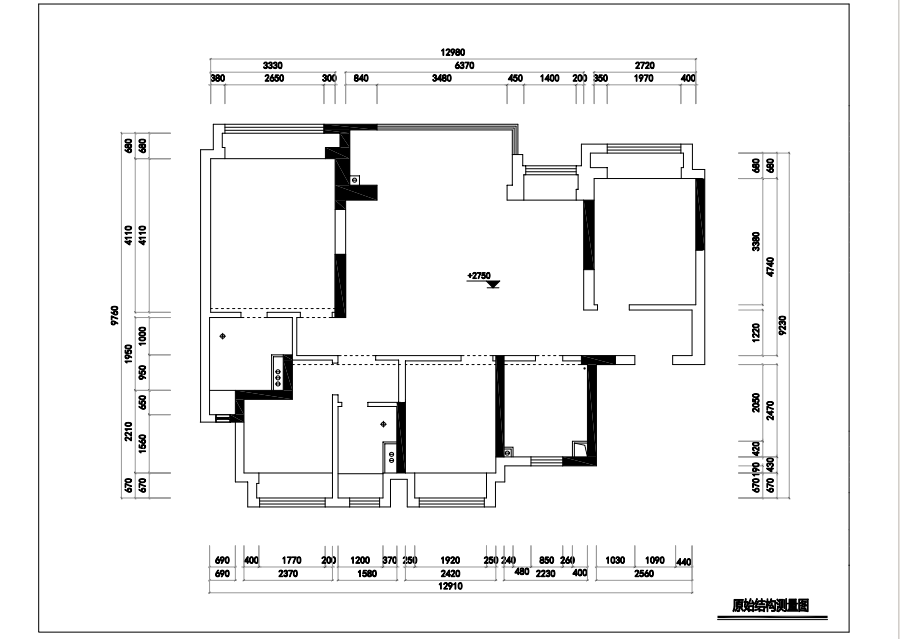 象嶼招商公園原房屋戶型圖