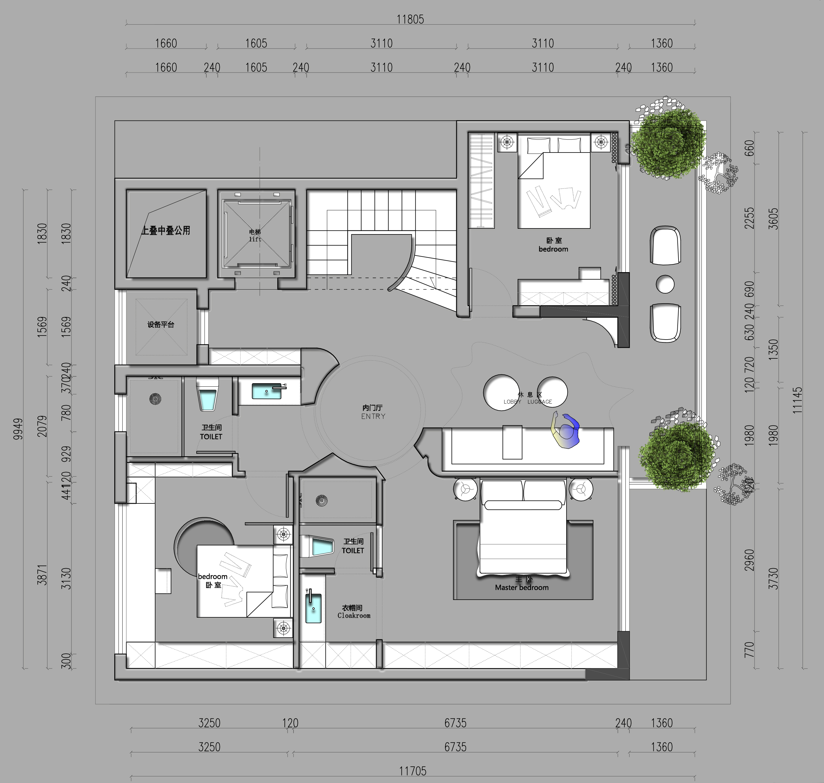 鴻翔傳承樾府原房屋戶型圖