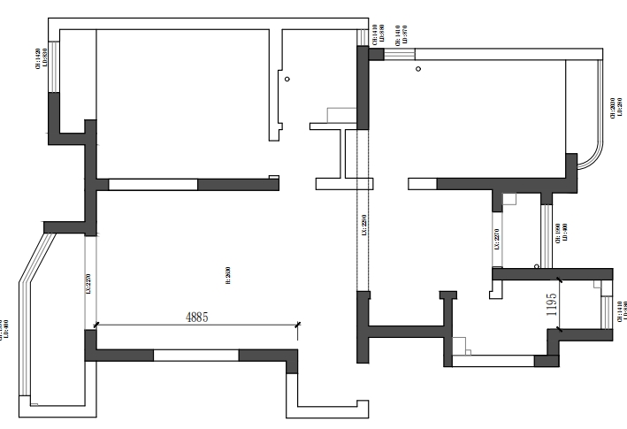 上海綠城原房屋戶型圖