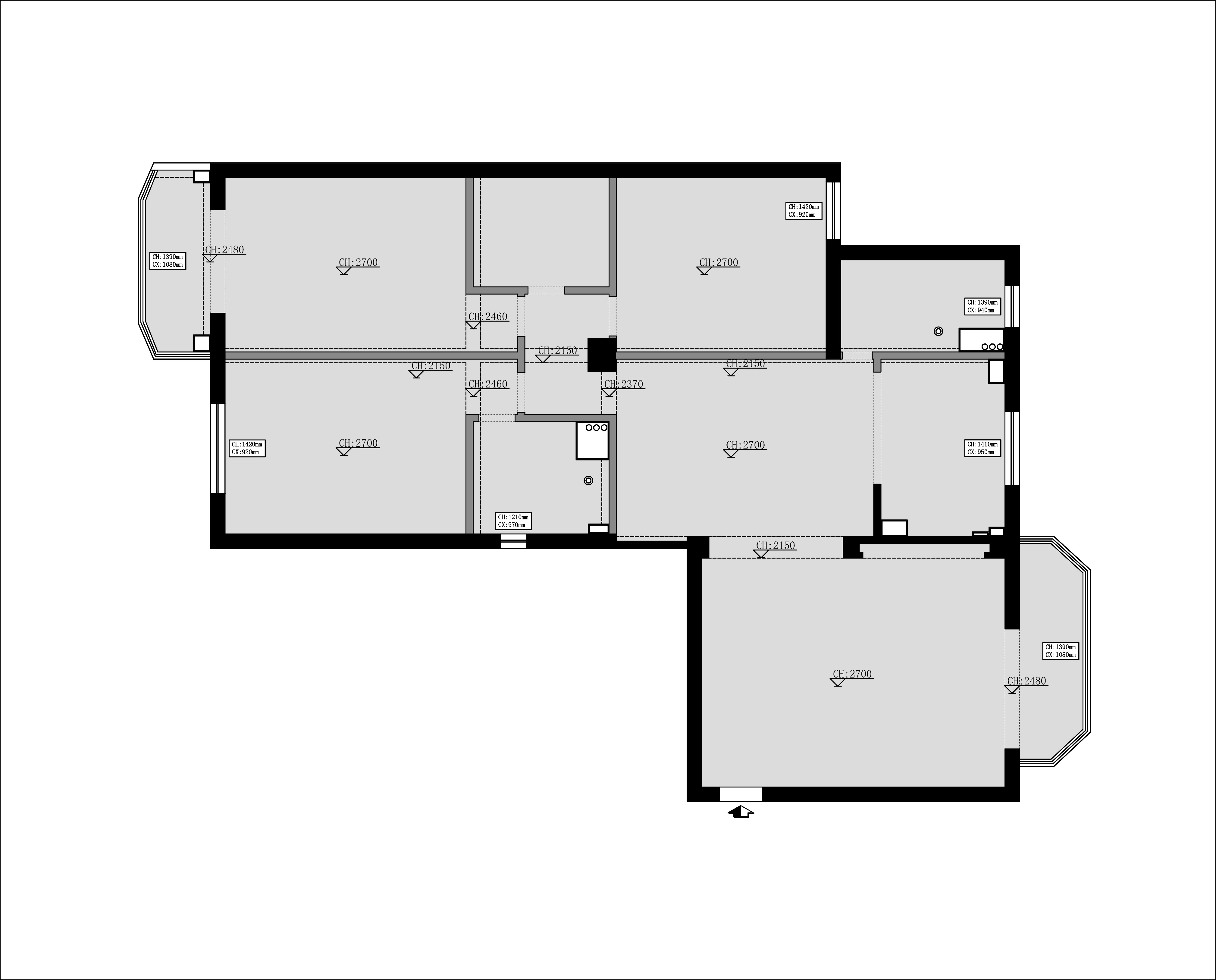 高境一村西區原房屋戶型圖