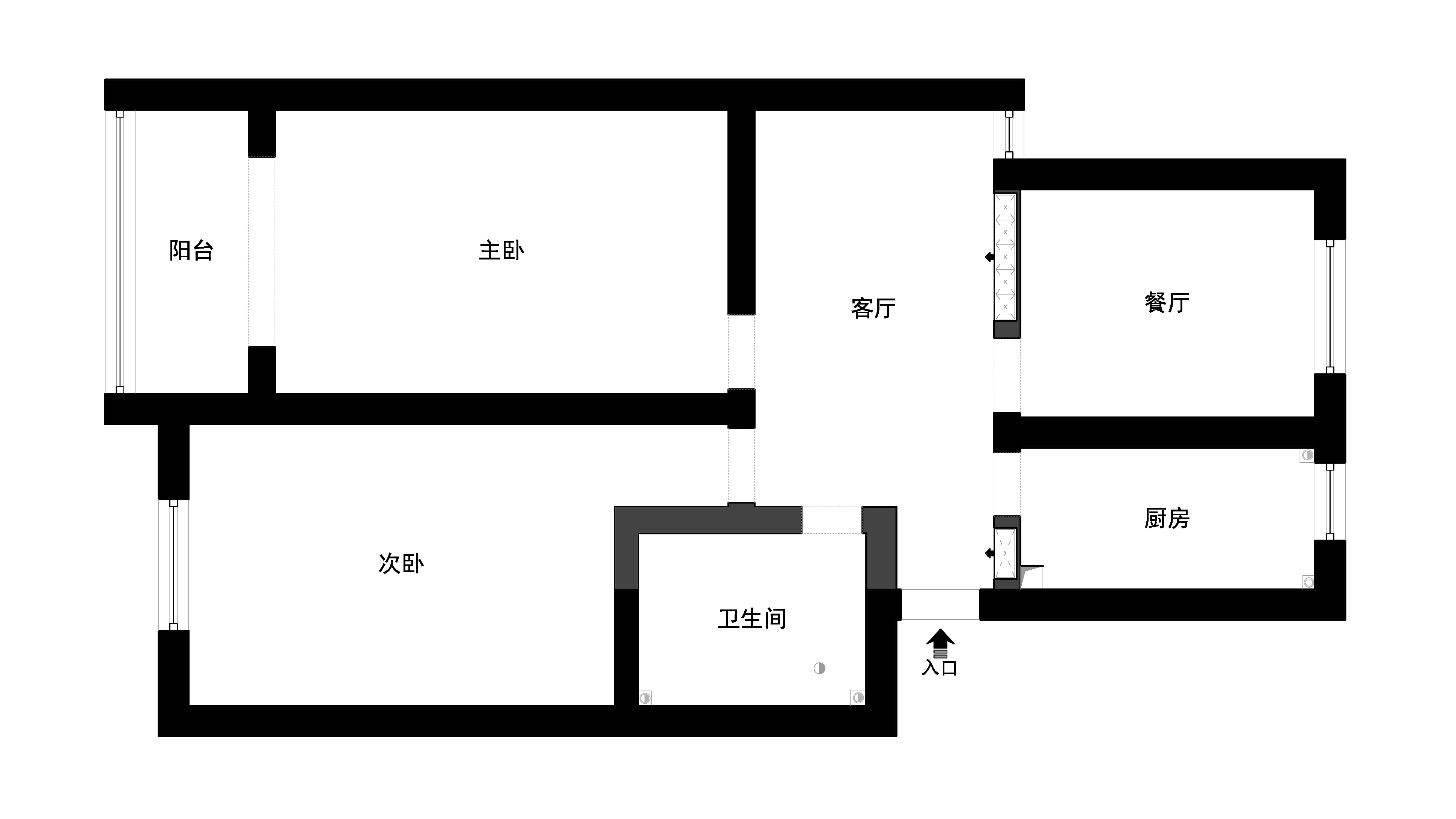 靜安新城原房屋戶型圖